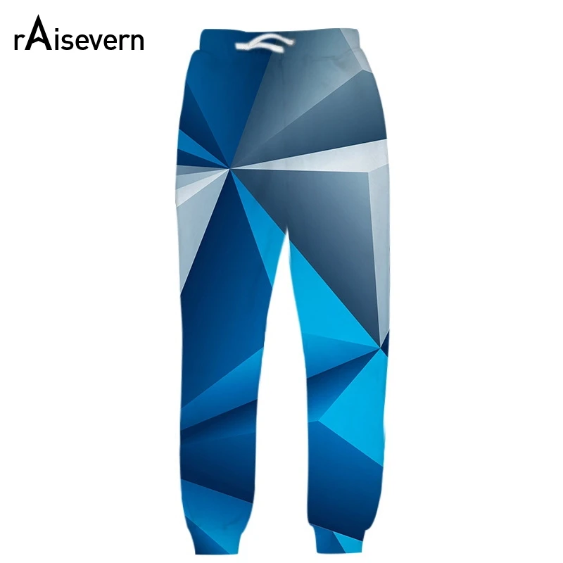 Raisvern, 3D принт, полная длина, штаны для бега, хипстер, уличная одежда, спортивные штаны для женщин и мужчин, одежда унисекс, распродажа