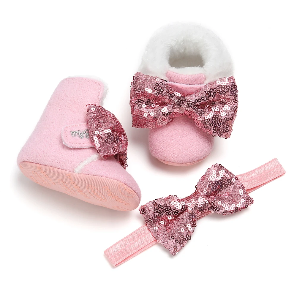 Soft Baby Winter Slip On Shoes Infant Baby Anti-slip Sneakers Prewalker Toddler Shoe Comfort Casual Sole Shoe 0-18 Months