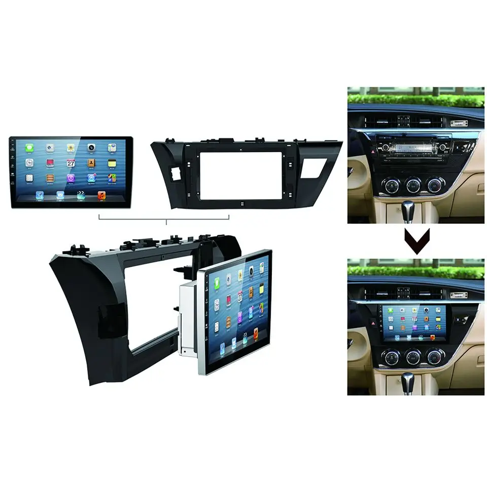 Автомобильный мультимедийный плеер gps Android 5,1 для Toyota New Corolla Автомагнитола 4 ядра 32G ram 2G DSP Авто Радио 2 Din FM