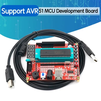 

51 single chip microcomputer small system board/learning board/development board smart car (support AVR)
