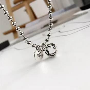 

100% sterling silver necklace, vintage 925 jewelry, tiger pattern charm original round pendant, send a friend holiday gift