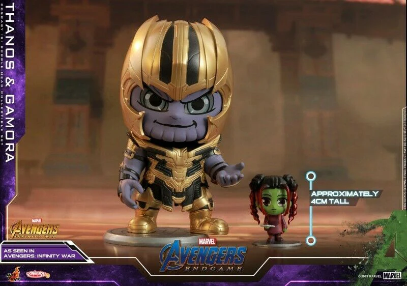 Горячие игрушки Thanos& Gamora девушка Cosbaby Bobble-Head Кукла Мстители: эндигра фигурки милые мини-фигурки модель для фанатов коллекция