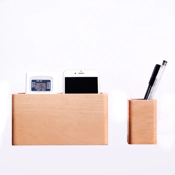 

Workshop Solid Wood Remote Control Receiving Box, Desktop Pen Cylinder, Simple Combination, Multi-functional Storage And F