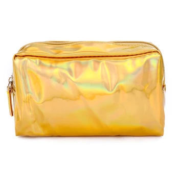 

Fashion Holographic Pencil Case Cosmetic Makeup Pouch Storage Zipper Purse Bag