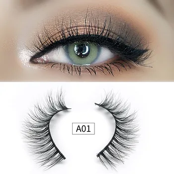 

3d mink eyelashes A Series Handmade Eyelashes Natural Messy Mink lashes