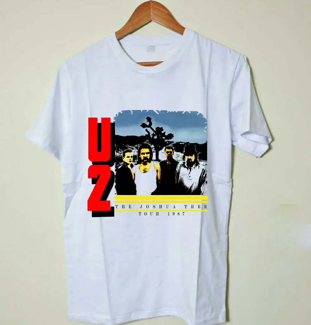 Рубашка мужская уличная U2 The joшуа дерева 87 Rock Tour Harajuku размеры S M L Xl 2Xl 3Xl | Мужская