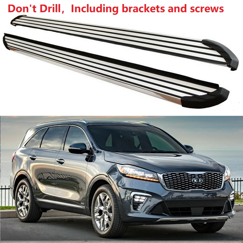 New Aluminum for Kia Sorento 2015 2016 2017 2018 2019 running board