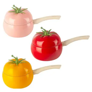 

Fruit Tomato Shape Frying Pan Cooking Pot Saucepan Induction Cooker Aluminum Cookware Nonstick