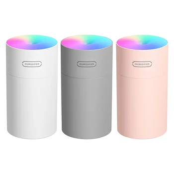 

270ml USB Humidifier Car Home Office Spray Mist Maker Night Lamp Air Purifier Mist Maker Refresher Humidification Gift