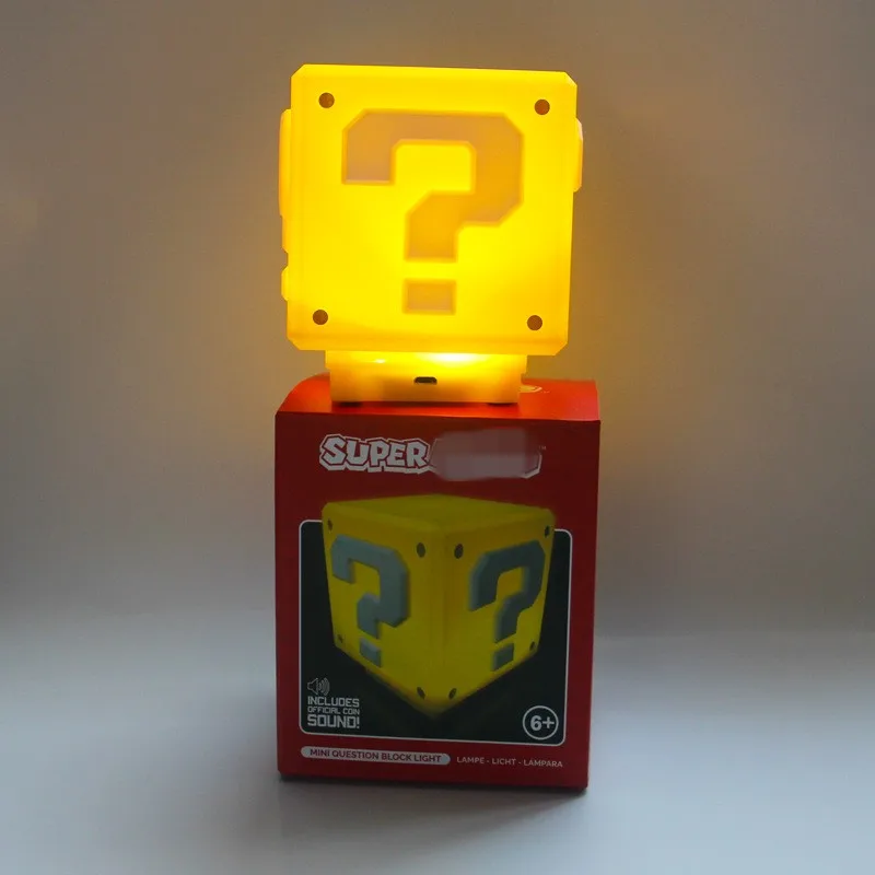 USB Super LED Question Mark Sounding Night Light Home Decoration Desktop Table Lamp Children's Gift Anime Toy Bedside | Лампы и