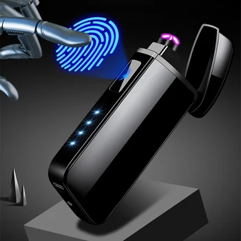 

USB Lighters Cigarette Lighter Metal Charging Plasma Arc Lighter Induction Windproof Electronic Gadgets for Men Gift