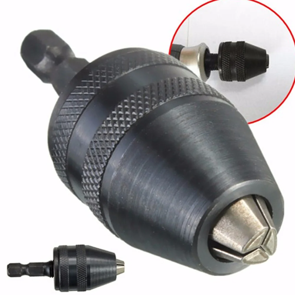 

Drill Chuck Adapter Tool Driver Hex Shank Accessories Screwdriver Impact Keyless Quick Change
