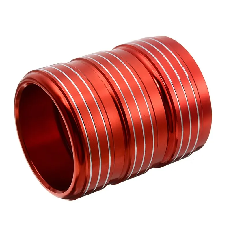 3pcs Red Aluminum AC Climate Control Knob Ring Covers For Subaru WRX STI Impreza Forester XV Crosstrek