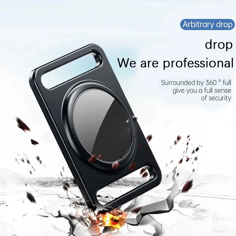 360° Full Magnetic Case For Apple AirTags TPU Protective Cover For Airtag  Holder Support Adsorption Anti-scratch Locator Tracker - AliExpress