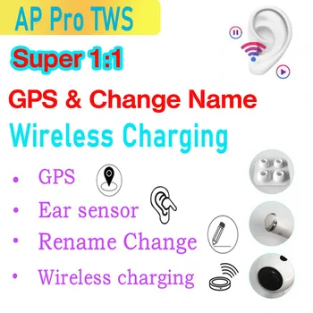 

AP Pro Bluetooth Wireless Earphone Air 3 Pro 1:1 Headsets Super Copy Air 3th tws Earbuds GPS Rename Noise Reduction not i90000