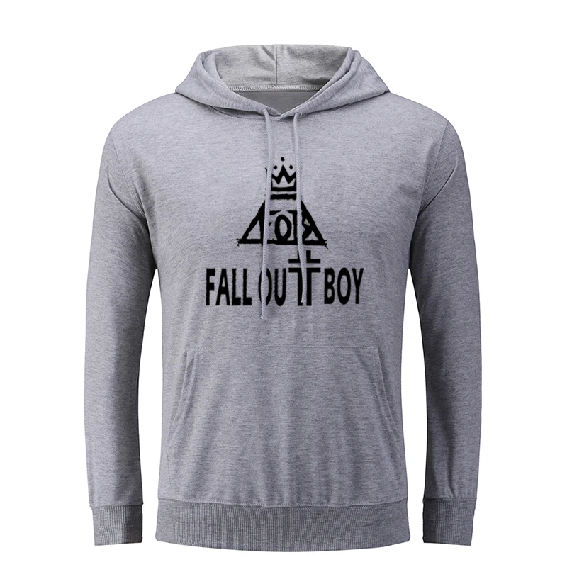 Fall Out Boy FOB рок Толстовка С Логотипом Группы Черная вуаль невесты Crew WAYNE'S WORLD мужская графическая Толстовка струны пуловер с капюшоном подарок - Цвет: icWM050G