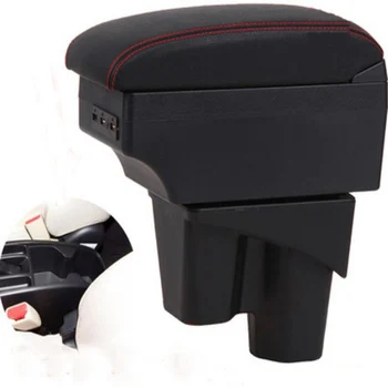 

For Honda New City Armrest box central Store content box with USB interface