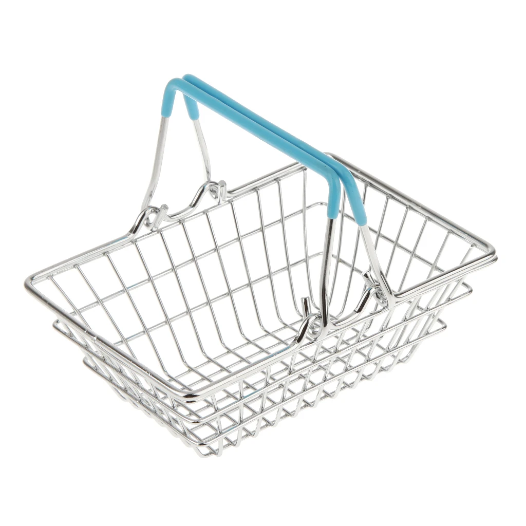 Grocery Basket - Gift for Girls and Boys Prtend Play Supermarket Grocery Store - for 3, 4, and 5 Year Olds Kids Toddlers