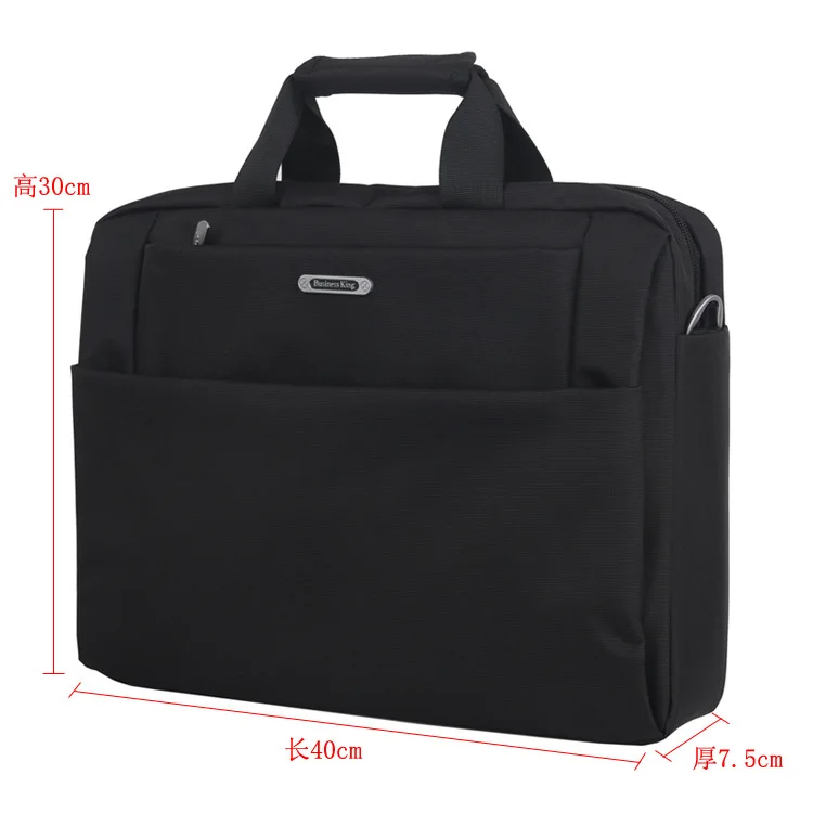 

Oxford Cloth Men's Bag Business Briefcase 15-Inch Hand Computer Bag Shoulder Simple Versatile File Bag Light