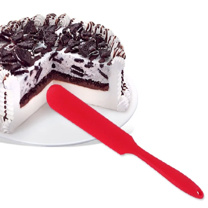 Силиконовая лопатка с длинной ручкой Миксер для крема для торта для выпечки скребки для теста Кондитерские термостойкие инструменты кухонные аксессуары