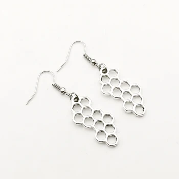 

Charm Fashion Irregular Earrings Man Woman Symbols Cupid Venus Art Pendant Earrings Holiday Gifts Couple Jewelry Honeycomb