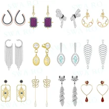 Модная новая Волшебная карта таро. Обезьяна сухожилия облако. Белая голова лисы. Оригинальные Женские Романтические простые дикие Кристальные серьги с бантом