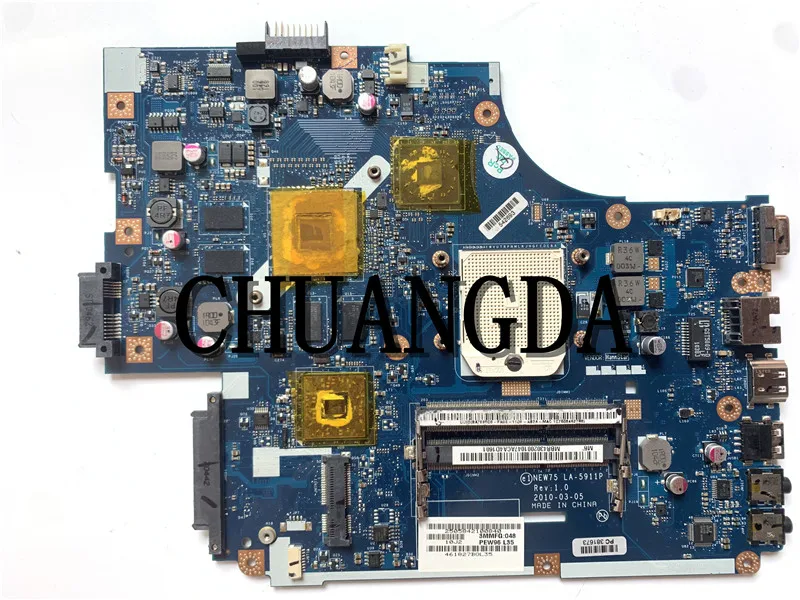 

LA-5911P для ноутбука Acer Aspire 5551G 5552G материнская плата с HD5650M HD6470M 512M/1GB-GPU MBPUU02001 MB.WVE02.001