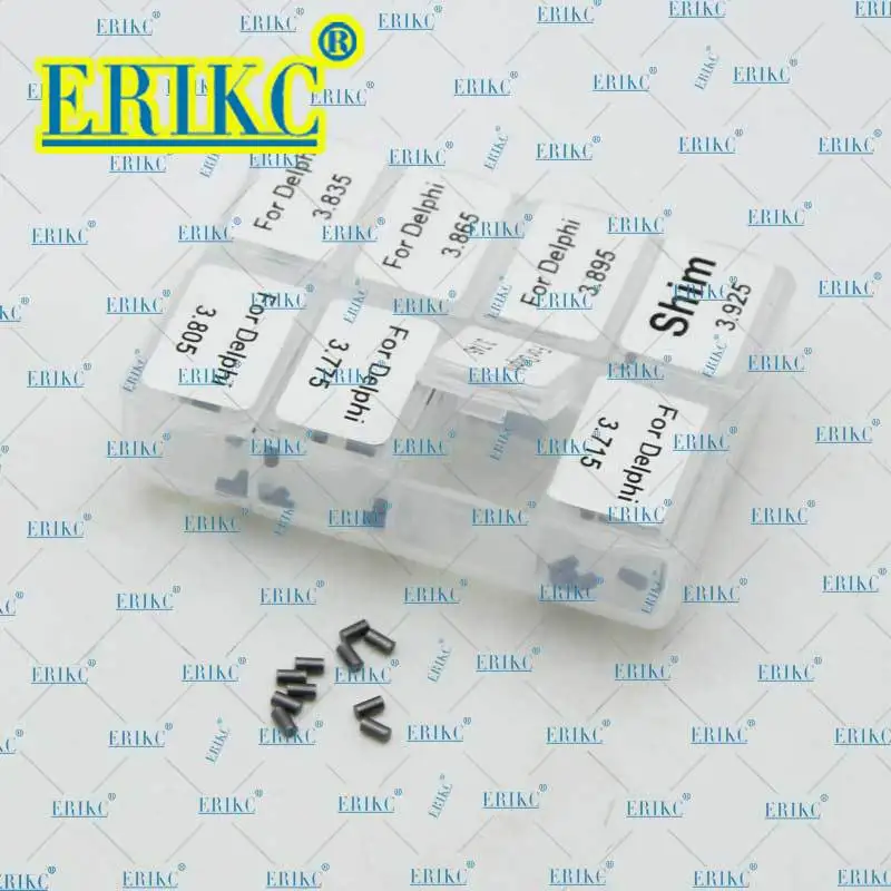 ERIKC 80 шт., насадки для форсунки системы питания с общей топливной магистралью, размеры шайб: 3,715-3,925 мм для форсунки Delphi - изображение