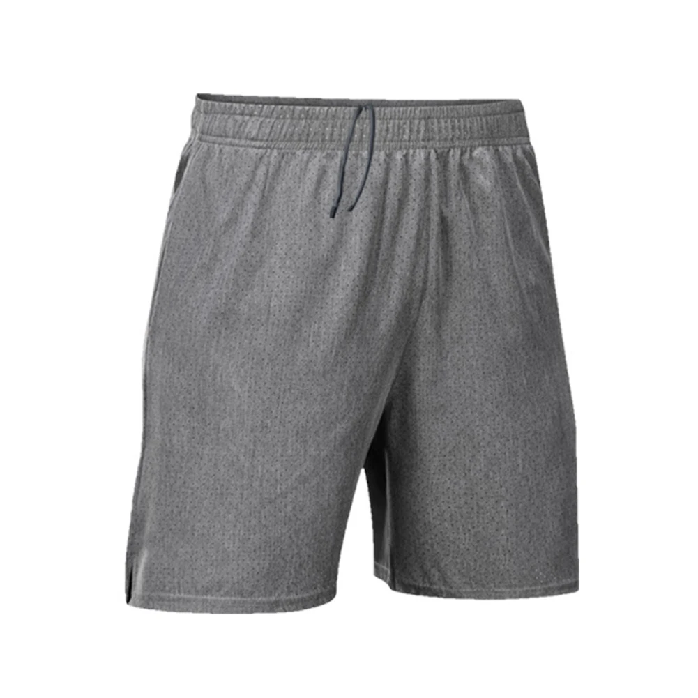 Light gray M Newly Men Soft Mesh Shorts Workout Jersey Pants Casual Pants Fitness Loose Shorts for Basketball Gym Running SD669 - Цвет: Light gray M