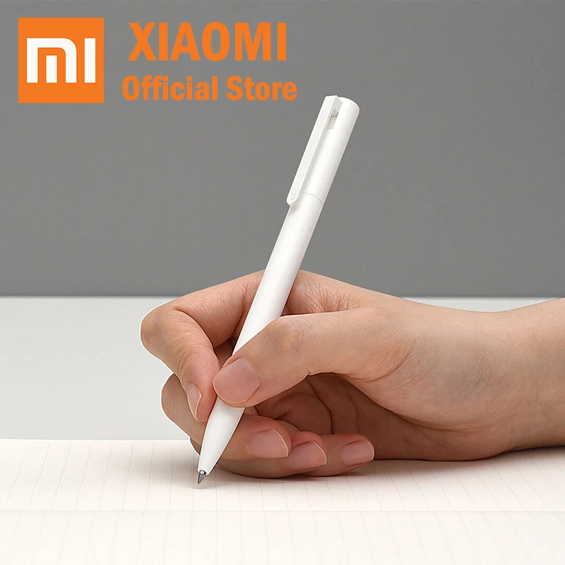 

Xiaomi Signing Gel Pen 0.5mm Ink Smooth Writing White Smooth Switzerland Refill Japan Ink black For Office School Student