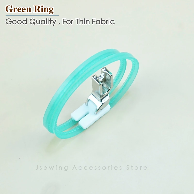 2 PCS TRF1 PTFE 노루발 링 재봉 액세서리 맞는 박음질 기계 플라스틱 바퀴 피트 JUKI BROTHER SINGER