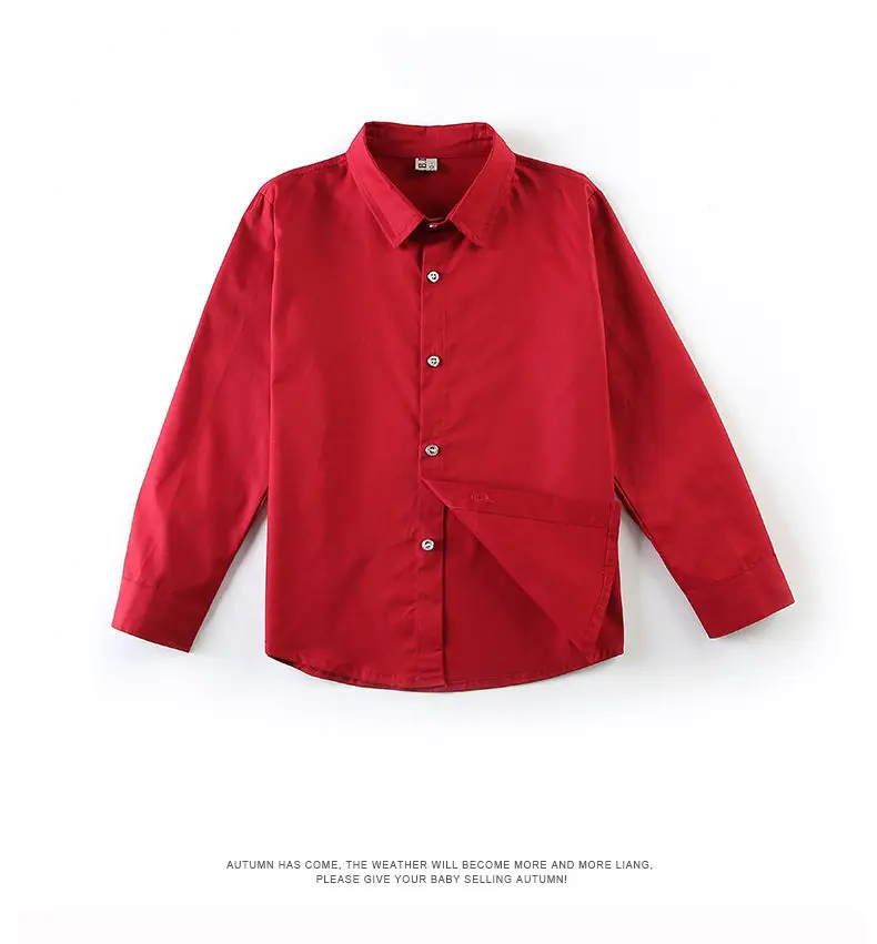 Fashion Spring 2021 Boys Shirts Cotton 
