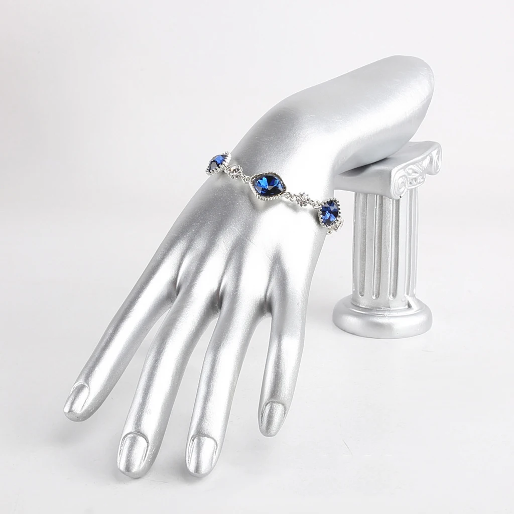 

Mannequin Hand Form for Jewelry Bracelet Ring Watch Display Black Silver color cool bracelet display hand stand