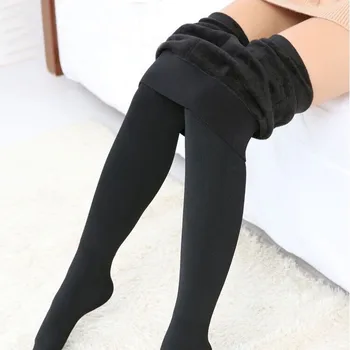 

Warm Comfortable Leggings Fashion High Waist Women Skinny Solid Color Pants Autumn Winter New