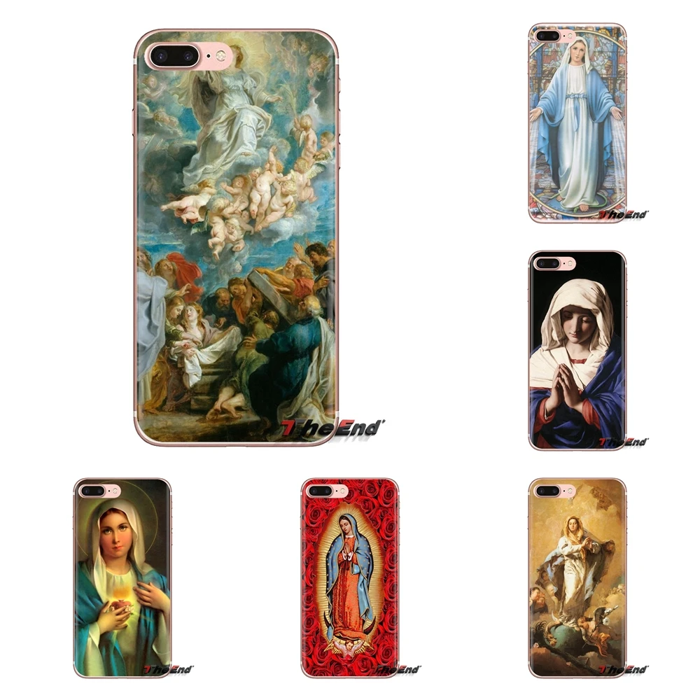 Assumption of Mary (Catholic) TPU Transparent Bag Case For Samsung Galaxy J1 J2 J3 J4 J5 J6 J7 J8 Plus 2018 Prime 2015 2016 2017 | Мобильные