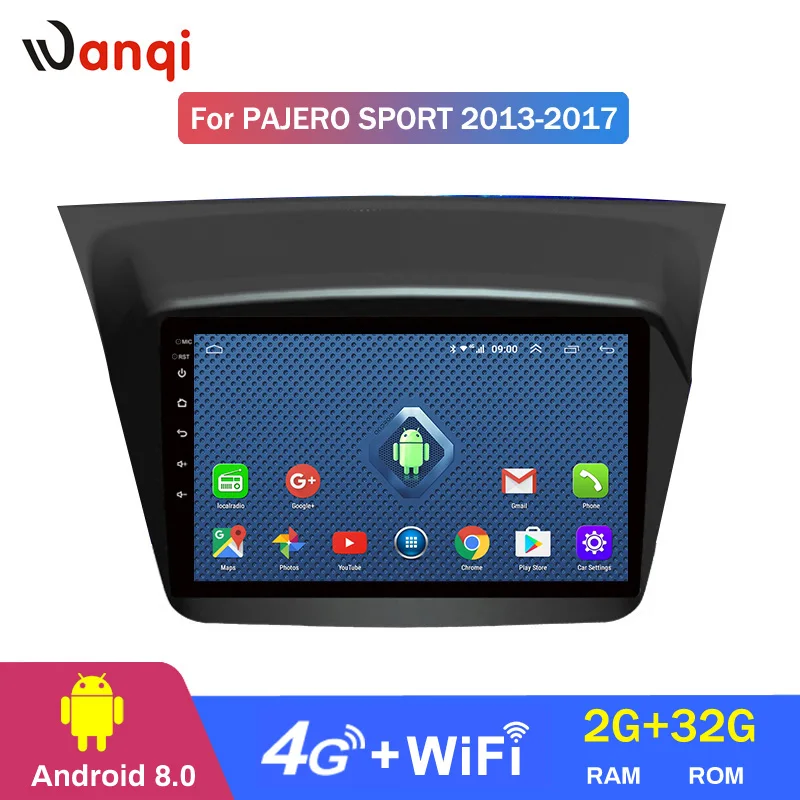 4G Lte All Netcom 9 дюймов Android 8 0 Автомобильная dvd навигационная система для Mitsubishi Pajero