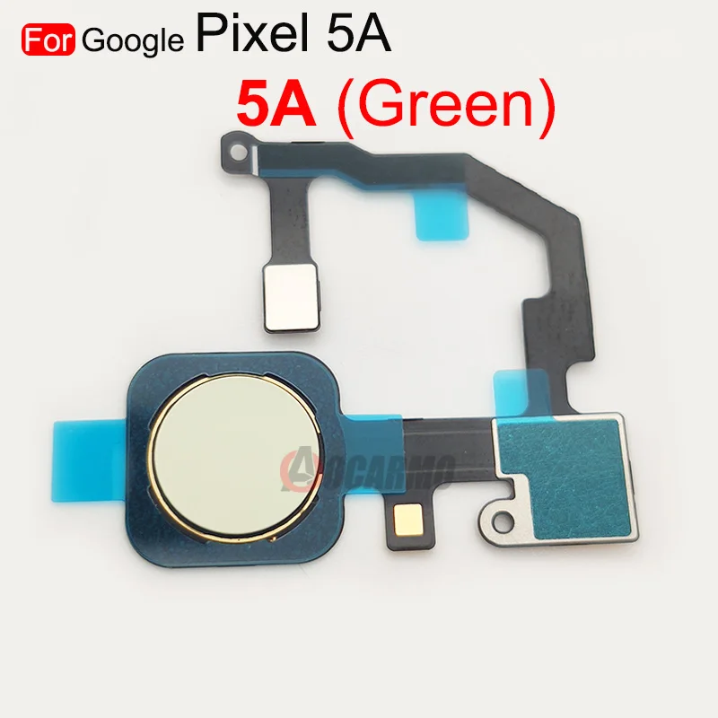 구글 픽셀 4G 5G 5A 용 지문 센서 홈 버튼 플렉스 케이블 교체 부품