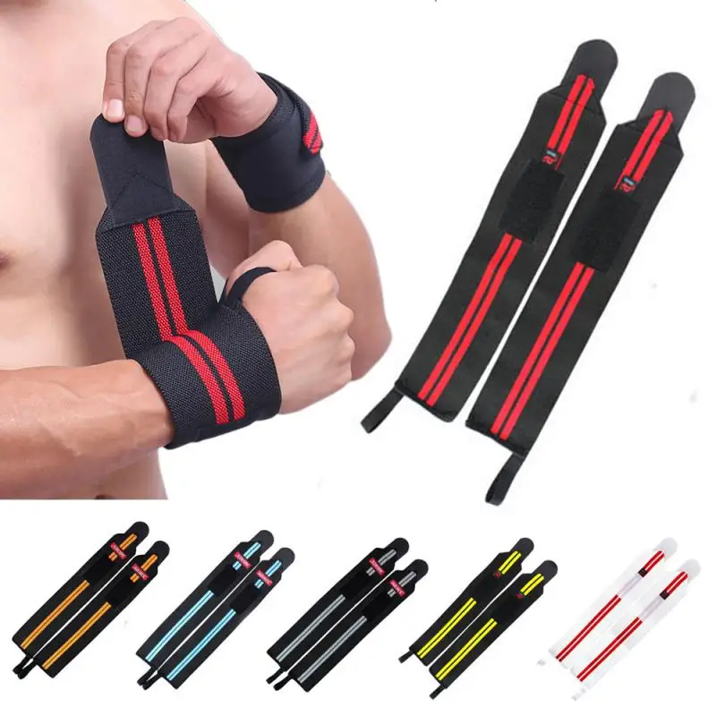 Wrist Thumb Brace Strap Power Weight Lifting Hand Wrap Support Gym Training Bar 