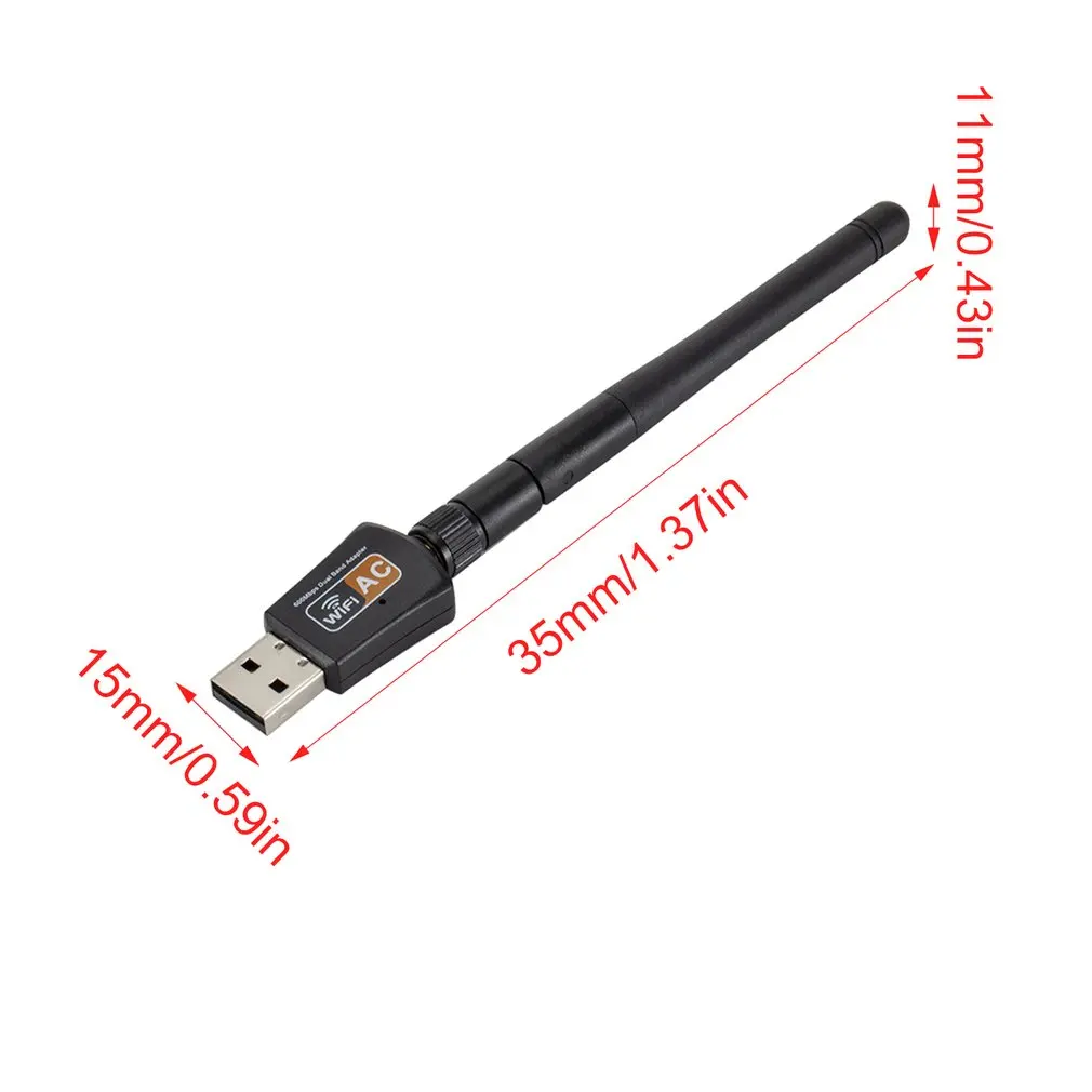 Мини Сетевая карта USB WiFi адаптер 150 Мбит/с 2dBi Wi-Fi адаптер ПК Wi Fi антенна WiFi ключ 2,4G USB Ethernet WiFi приемник