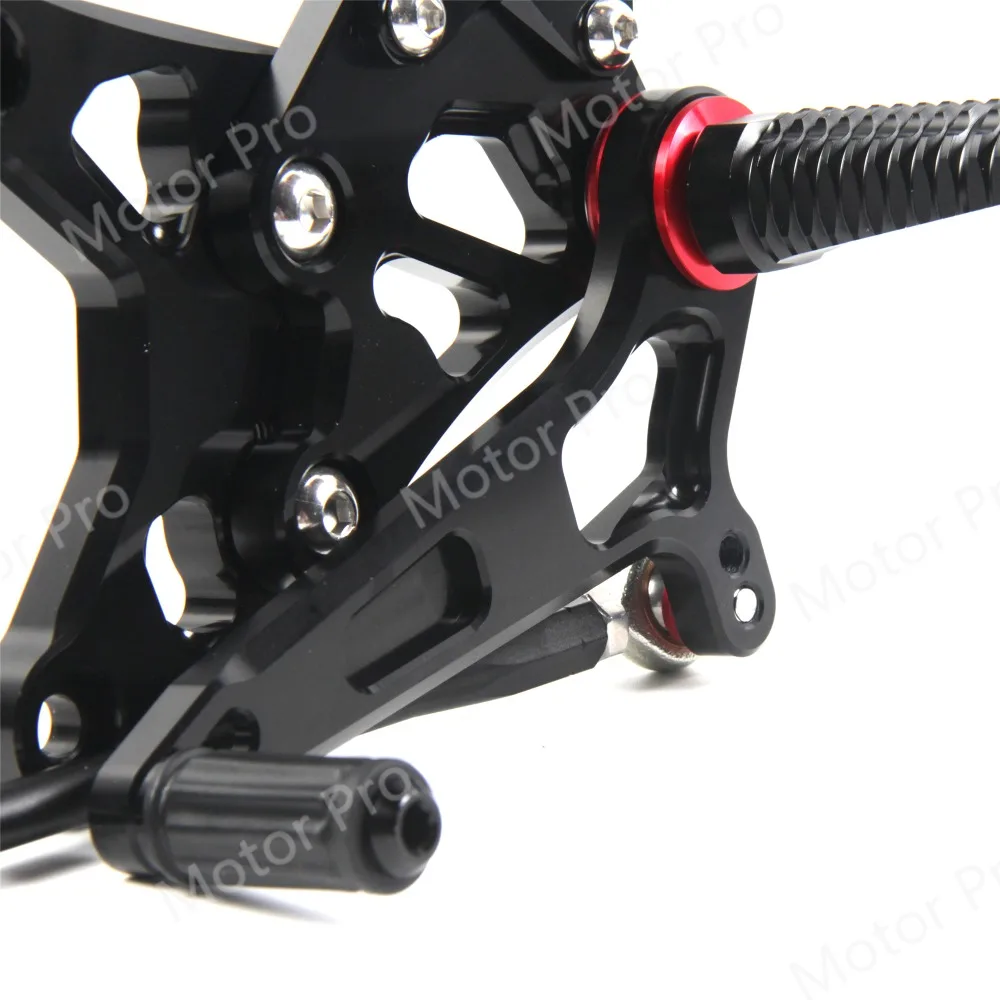 Регулируемые подножки для KAWASAKI NINJA ZX6R 2009- Аксессуары для мотоциклов подножка Rearset педаль ZX-6R ZX636 ZX 636 2013