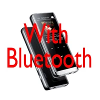 With Bluetooth Savetek без потерь HiFi MP3 плеер 8 Гб 16 Гб Mp3 спортивные плееры музыкальный плеер аудио плеер сенсорный ключ с fm-радио диктофон - Цвет: With Bluetooth