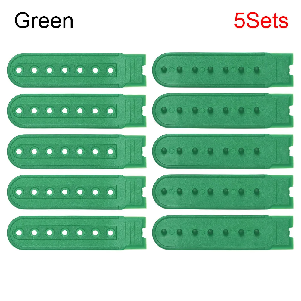 5セットホット7穴ストラップバックル野球キャップクリップ帽子修理