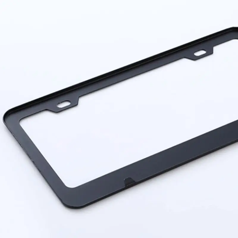 License Plate Shield Cover and Frame Truck Car Smoked Tag Stainless Steel Tinted