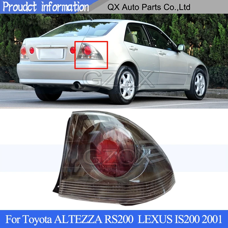 lexus is200 2001, luz traseira do farol