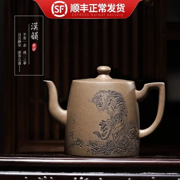 

Tibetan yixing recommended all hand pot of the world famous dell its early azure sand hanring the teapot