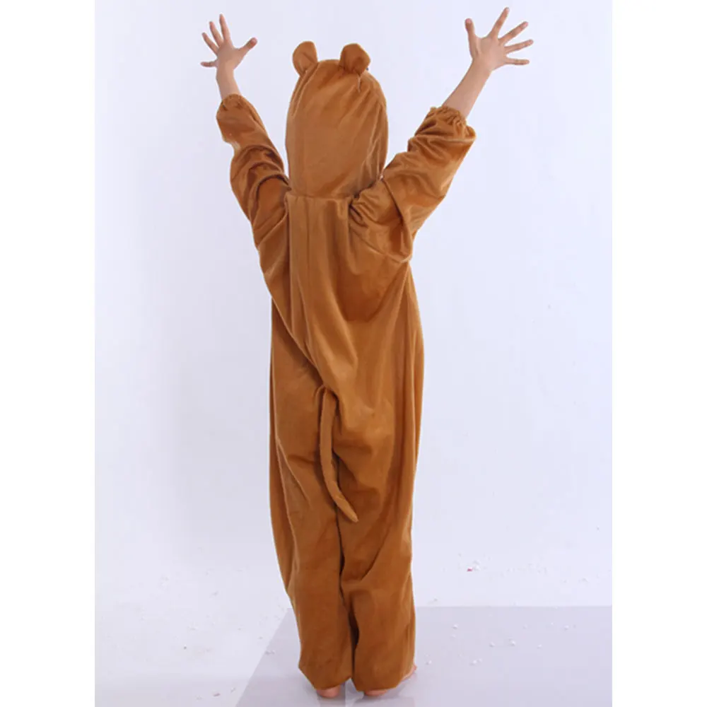 Umorden Children Kids Baby Girl Boy Cartoon Animal Coat Jumpsuit Pajama Bruins Bear Costume Cosplay Suit Children's Day Costumes