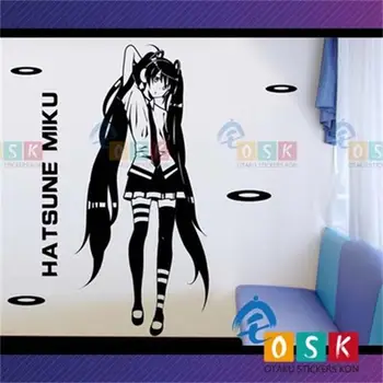 

Miku cartoon first sound on the future onion mother switch / car wall stickers