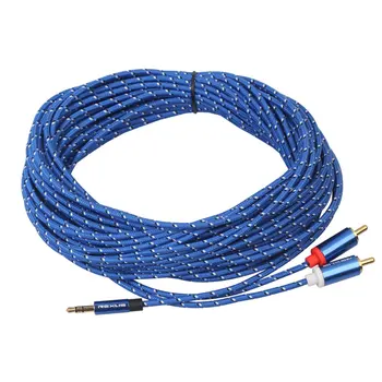 

Hifi Stereo 2Rca To 3.5Mm Audio Cable Aux Rca Jack Splitter For Amplifiers Audio Home Theater Cable Rca