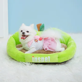 

Apple Pattern Warm Foldable Cat & Dog Pet Beds House Winter Sleeping Bag Portable Indoor Nest Removable Cozy Cushion Collapsible
