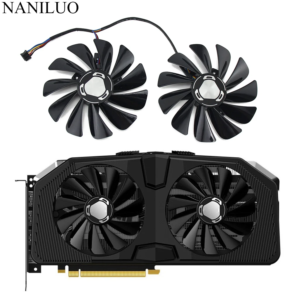 Вентилятор охлаждения для графических карт XFX Radeon RX 5600 5700 XT RAW II 2 шт./лот |